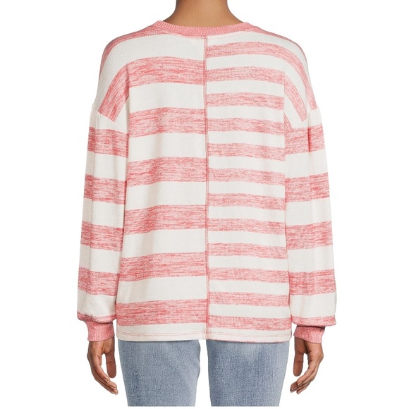 Time & Tru Hacci Knit Pullover Oversized Small - Picture 3 of 14